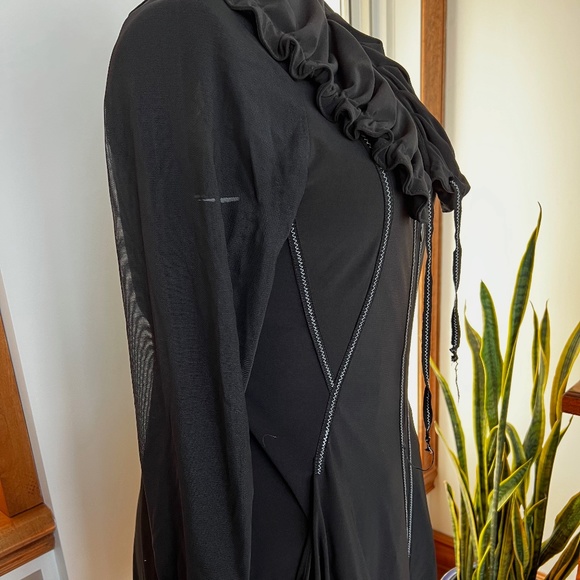Joseph Ribkoff Mesh Sleeve Jacket - Picture 1 of 5